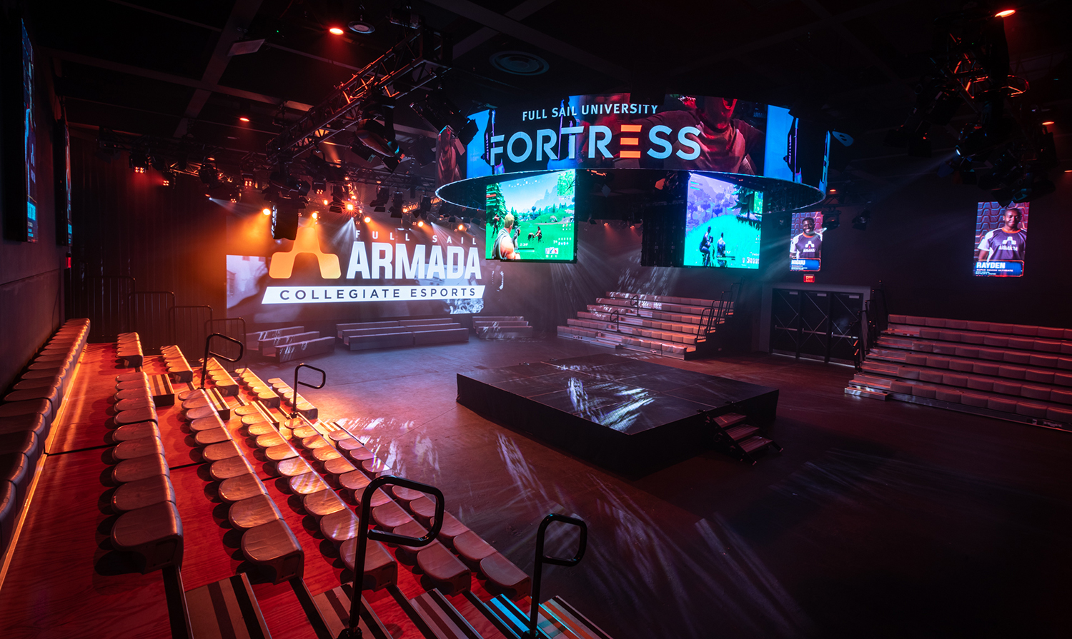Full Sail University Fortress Esports Arena